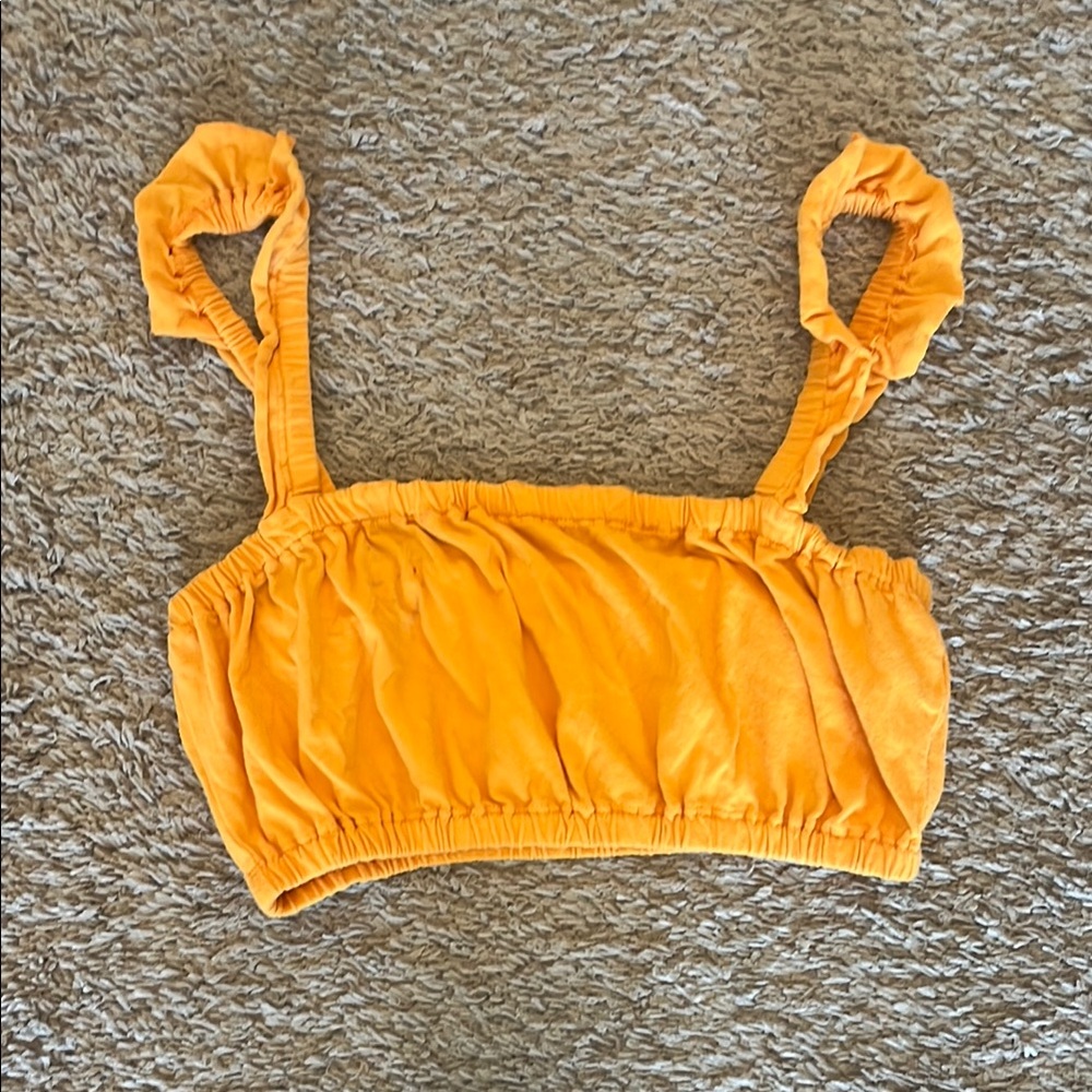 Me to We Bright Orange Top